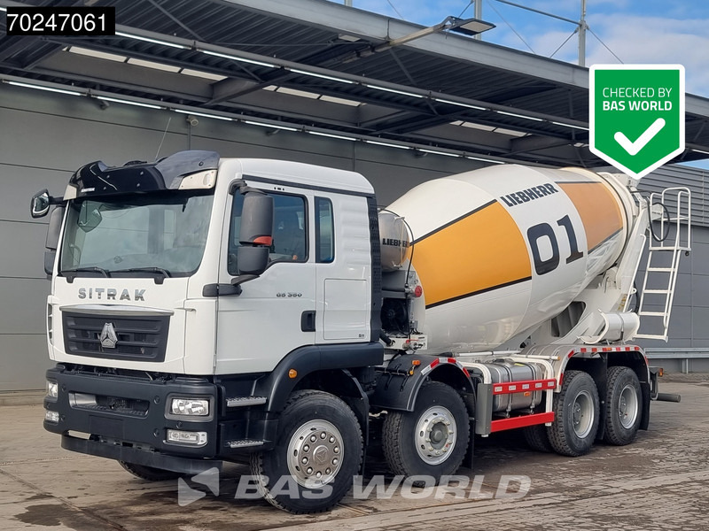 Sitrak G5 350 8X4 NEW! 8m3 Liebherr Mixer Big-Axle Steel Suspension - Автобетонозмішувач: фото 1 Sitrak G5 350 8X4 NEW! 8m3 Liebherr Mixer Big-Axle Steel Suspension - Автобетонозмішувач: фото 1