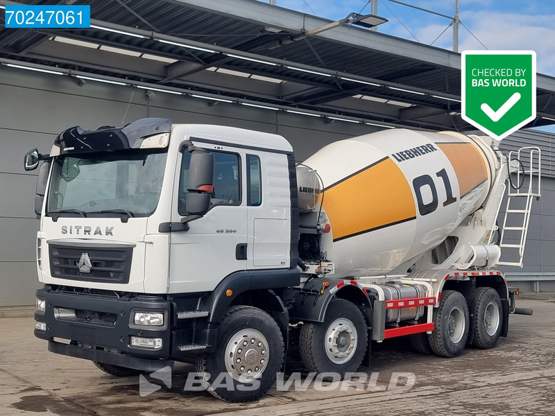 Sitrak G5 350 8X4 NEW! 8m3 Liebherr Mixer Big-Axle Steel Suspension - Автобетонозмішувач: фото 1 Sitrak G5 350 8X4 NEW! 8m3 Liebherr Mixer Big-Axle Steel Suspension - Автобетонозмішувач: фото 1
