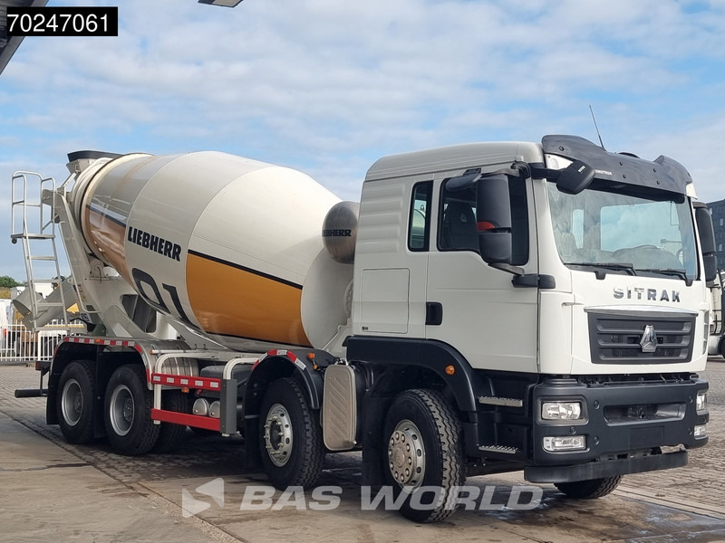Sitrak G5 350 8X4 NEW! 8m3 Liebherr Mixer Big-Axle Steel Suspension - Автобетонозмішувач: фото 3 Sitrak G5 350 8X4 NEW! 8m3 Liebherr Mixer Big-Axle Steel Suspension - Автобетонозмішувач: фото 3
