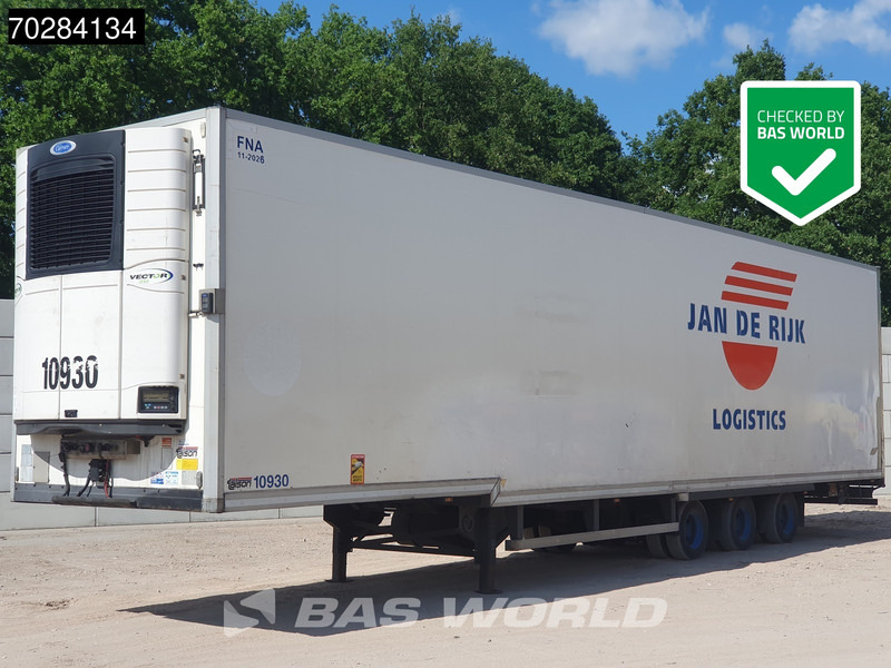 Talson Carrier Vector 1550 3 axles NL-Trailer Mega Aircargo Rollenbett Luftfracht Liftachse Blumenbreit - Рефрижератор напівпричіп: фото 1 Talson Carrier Vector 1550 3 axles NL-Trailer Mega Aircargo Rollenbett Luftfracht Liftachse Blumenbreit - Рефрижератор напівпричіп: фото 1