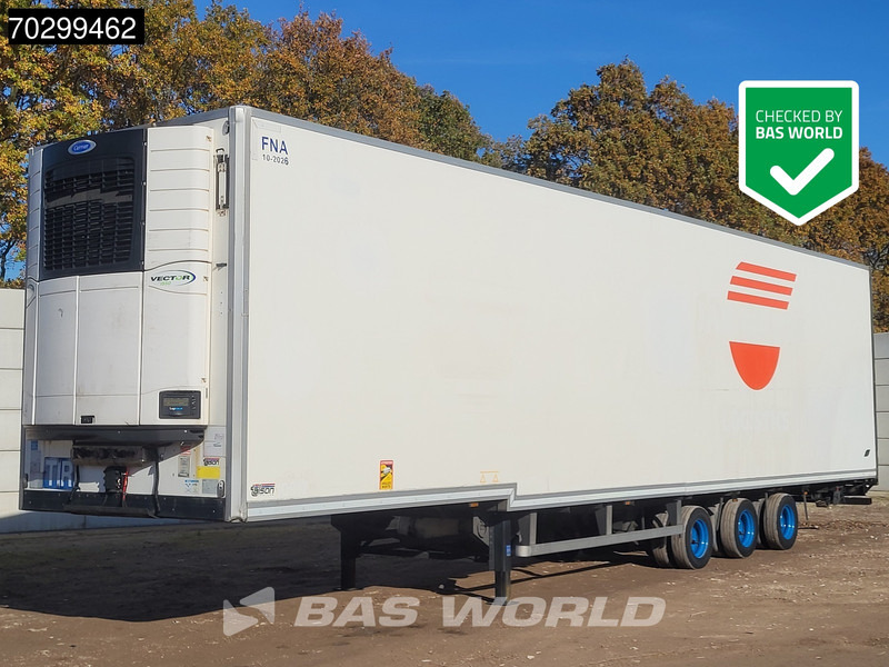 Talson Carrier Vector 1550 3 axles NL-Trailer Mega Aircargo Rollenbett Luftfracht Liftachse Blumenbreit - Рефрижератор напівпричіп: фото 1 Talson Carrier Vector 1550 3 axles NL-Trailer Mega Aircargo Rollenbett Luftfracht Liftachse Blumenbreit - Рефрижератор напівпричіп: фото 1