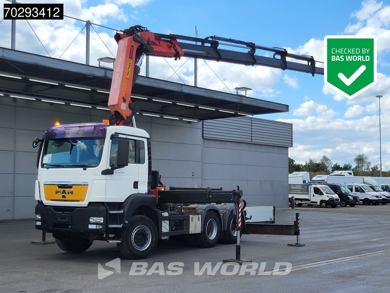 MAN TGS 33.480 6X4 Tractorhead with Palfinger PK42505 Crane Kran Retarder Big-Axle Manual Euro 5 - Тягач: фото 1 MAN TGS 33.480 6X4 Tractorhead with Palfinger PK42505 Crane Kran Retarder Big-Axle Manual Euro 5 - Тягач: фото 1