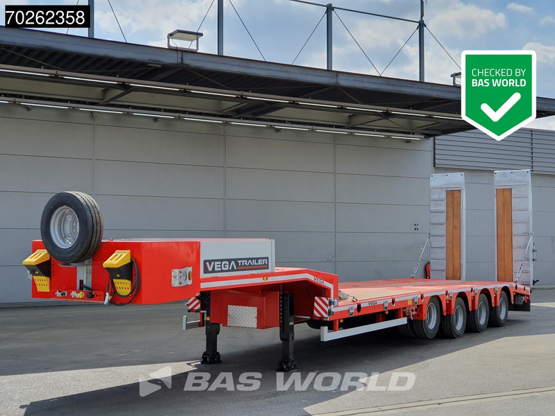 Vega STANDARD LOWBED 2 axles Lift + 2xLenkachse Hydraulic Ramps - Низькорамна платформа напівпричіп: фото 1 Vega STANDARD LOWBED 2 axles Lift + 2xLenkachse Hydraulic Ramps - Низькорамна платформа напівпричіп: фото 1