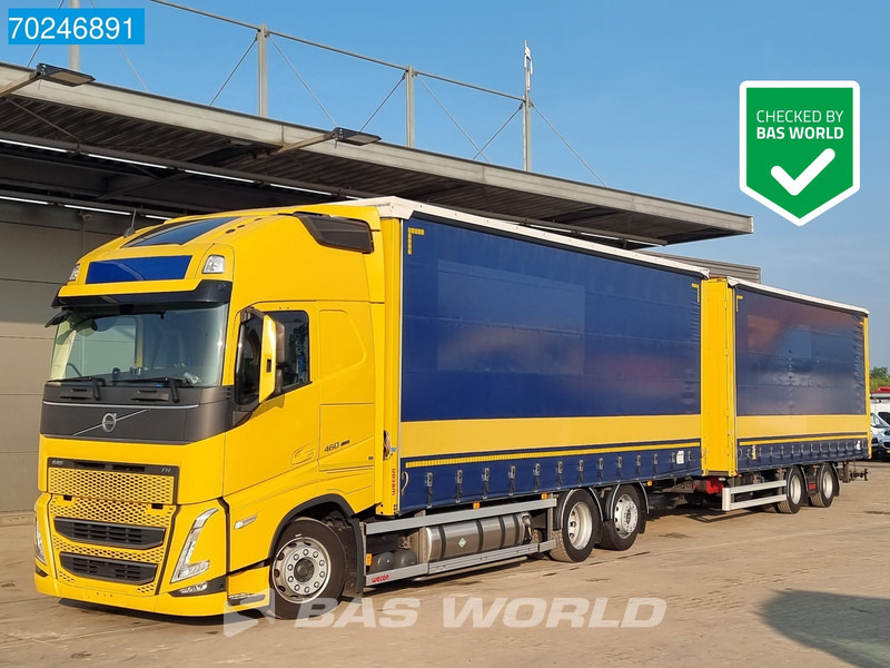 Volvo FH 460 6X2 LNG combi ACC Navi Standklima Liftachse LED EURO 6 - Тентована вантажівка: фото 1 Volvo FH 460 6X2 LNG combi ACC Navi Standklima Liftachse LED EURO 6 - Тентована вантажівка: фото 1