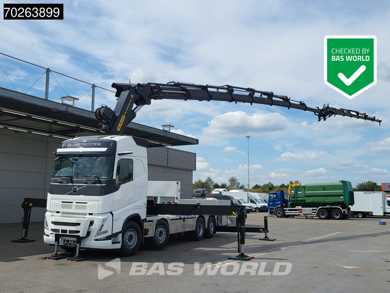 Volvo FH 500 8X2 NEW! Palfinger PK92002 SH 8+6 JIB Crane Kran 3.5t Winch Lift+Steering Axle - Бортова вантажівка/ Платформа, Вантажівка з маніпулятором: фото 1 Volvo FH 500 8X2 NEW! Palfinger PK92002 SH 8+6 JIB Crane Kran 3.5t Winch Lift+Steering Axle - Бортова вантажівка/ Платформа, Вантажівка з маніпулятором: фото 1