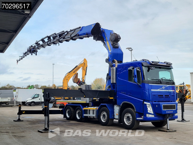 Volvo FH 540 FH 8X4 Palfinger PK165.002 TEC G Fly-Jib Winch Big-Axle VEB+ Euro 6 - Бортова вантажівка/ Платформа, Вантажівка з маніпулятором: фото 3 Volvo FH 540 FH 8X4 Palfinger PK165.002 TEC G Fly-Jib Winch Big-Axle VEB+ Euro 6 - Бортова вантажівка/ Платформа, Вантажівка з маніпулятором: фото 3