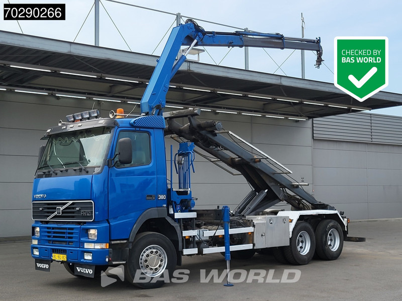Volvo FH12 380 6X2 NL-Truck HMF 1463K2 Crane Steelsuspension Lift-Axle Manual Euro 3 - Гаковий мультиліфт вантажівка, Вантажівка з маніпулятором: фото 1 Volvo FH12 380 6X2 NL-Truck HMF 1463K2 Crane Steelsuspension Lift-Axle Manual Euro 3 - Гаковий мультиліфт вантажівка, Вантажівка з маніпулятором: фото 1