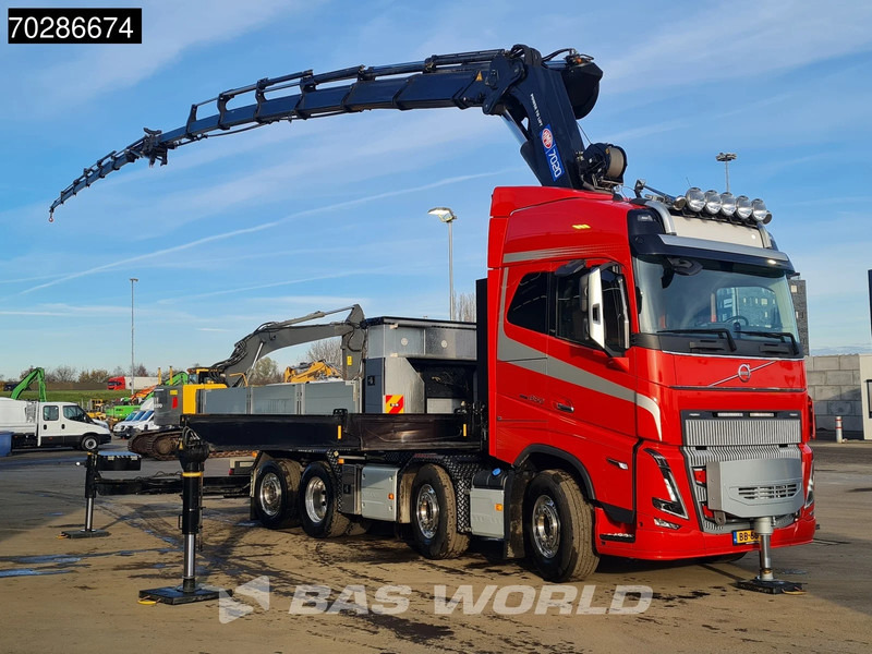 Volvo FH16 650 FH16 8X2 NL-Truck HMF 7020K-RCS Crane + Jib Lift+Steering-Axle Navi LED - Бортова вантажівка/ Платформа, Вантажівка з маніпулятором: фото 3 Volvo FH16 650 FH16 8X2 NL-Truck HMF 7020K-RCS Crane + Jib Lift+Steering-Axle Navi LED - Бортова вантажівка/ Платформа, Вантажівка з маніпулятором: фото 3