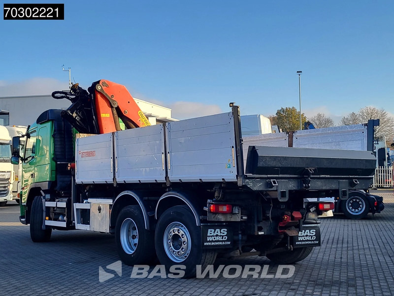 Volvo FM 340 FM 6X2 Palfinger PK23002 Crane 10m3 3-way tipper Lift+steering axle Euro 5 - Самоскид вантажівка, Вантажівка з маніпулятором: фото 2 Volvo FM 340 FM 6X2 Palfinger PK23002 Crane 10m3 3-way tipper Lift+steering axle Euro 5 - Самоскид вантажівка, Вантажівка з маніпулятором: фото 2