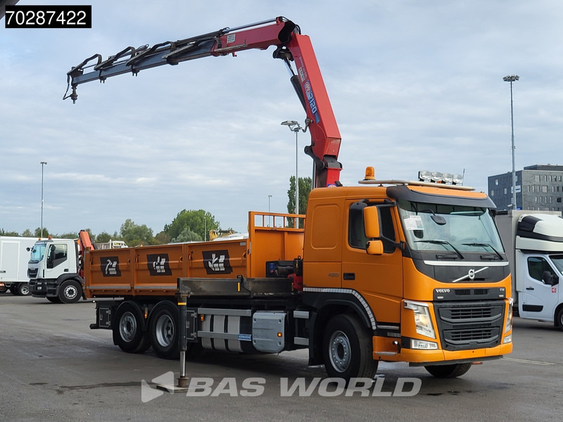 Volvo FM 420 6X2 HMF 2120 K 4 Crane Lift+lenkasche Euro 6 - Самоскид вантажівка, Вантажівка з маніпулятором: фото 3 Volvo FM 420 6X2 HMF 2120 K 4 Crane Lift+lenkasche Euro 6 - Самоскид вантажівка, Вантажівка з маніпулятором: фото 3