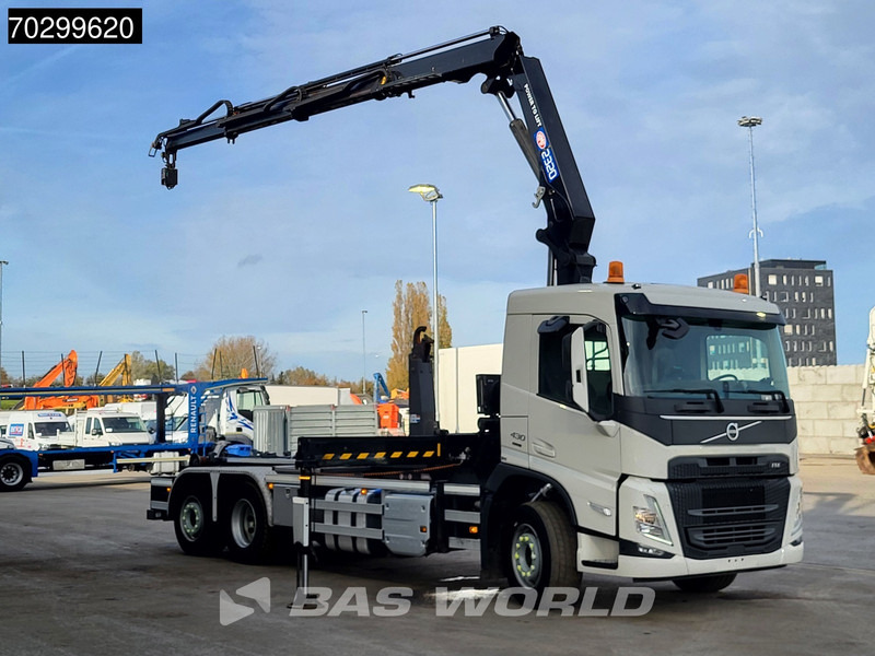 Volvo FM 430 FM 6X2 HMF 2320K-RCS Kran Crane + VDL S-21-6200 Lift + Steering Axle - Гаковий мультиліфт вантажівка, Вантажівка з маніпулятором: фото 3 Volvo FM 430 FM 6X2 HMF 2320K-RCS Kran Crane + VDL S-21-6200 Lift + Steering Axle - Гаковий мультиліфт вантажівка, Вантажівка з маніпулятором: фото 3