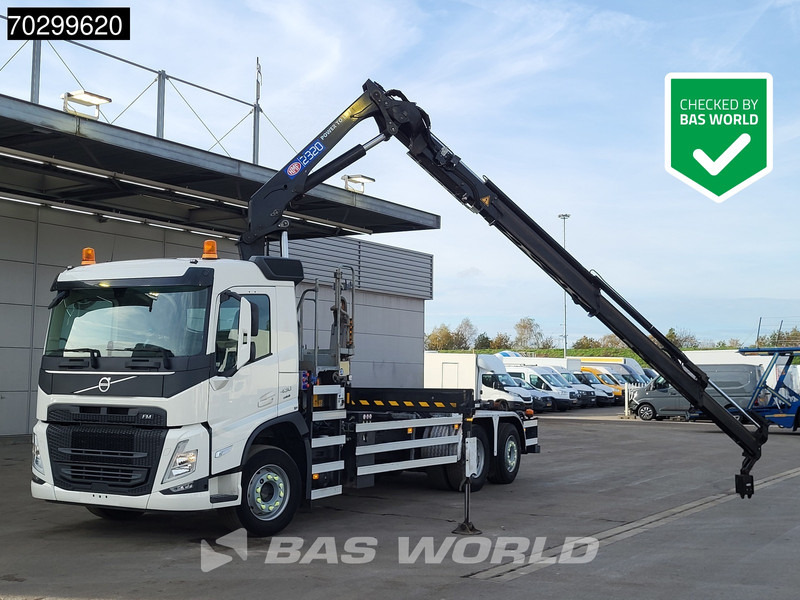 Volvo FM 430 FM 6X2 HMF 2320K-RCS Kran Crane + VDL S-21-6200 Lift + Steering Axle - Гаковий мультиліфт вантажівка, Вантажівка з маніпулятором: фото 1 Volvo FM 430 FM 6X2 HMF 2320K-RCS Kran Crane + VDL S-21-6200 Lift + Steering Axle - Гаковий мультиліфт вантажівка, Вантажівка з маніпулятором: фото 1