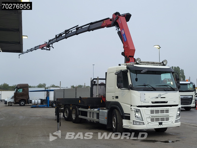 Volvo FM 450 6X2 HMF3220 K5 + Jib K5 Crane Kran Lift-Steering Axle VEB+ Automatic - Бортова вантажівка/ Платформа, Вантажівка з маніпулятором: фото 3 Volvo FM 450 6X2 HMF3220 K5 + Jib K5 Crane Kran Lift-Steering Axle VEB+ Automatic - Бортова вантажівка/ Платформа, Вантажівка з маніпулятором: фото 3