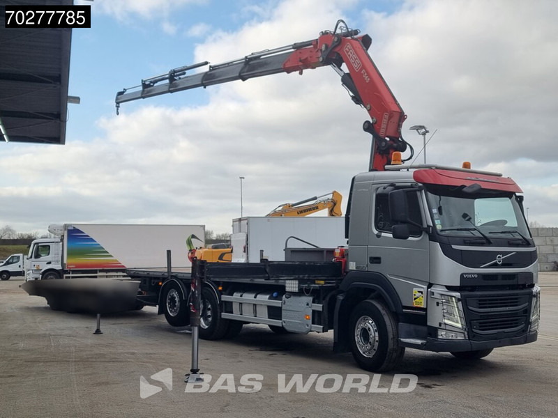 Бортова вантажівка/ Платформа, Вантажівка з маніпулятором Volvo FM 460 6X2 Fassi F365A.2.25 E-Dynamic Retarder Euro 6 Kraan Crane: фото 6