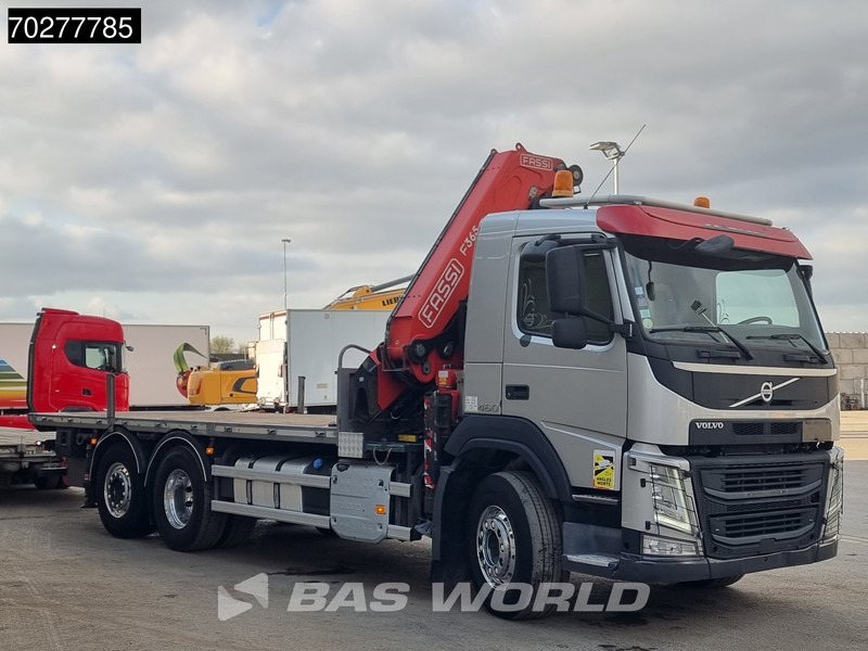 Бортова вантажівка/ Платформа, Вантажівка з маніпулятором Volvo FM 460 6X2 Fassi F365A.2.25 E-Dynamic Retarder Euro 6 Kraan Crane: фото 9