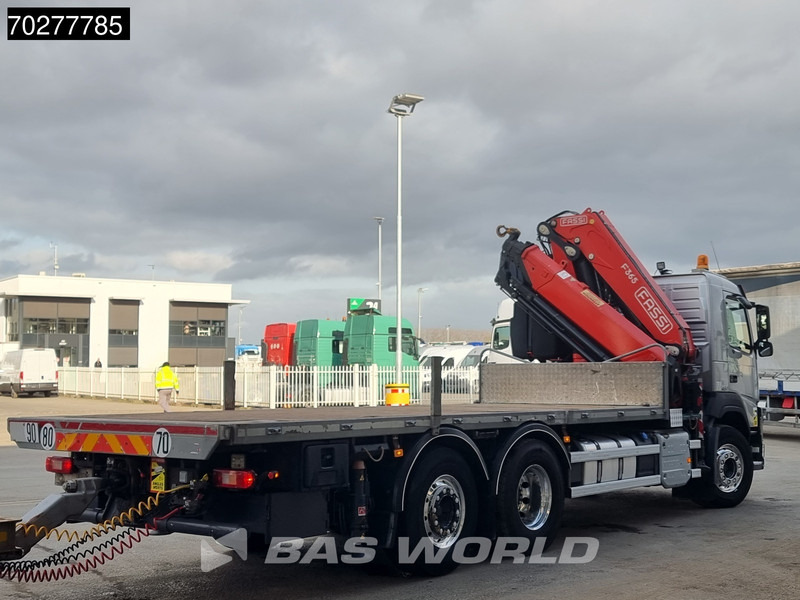 Бортова вантажівка/ Платформа, Вантажівка з маніпулятором Volvo FM 460 6X2 Fassi F365A.2.25 E-Dynamic Retarder Euro 6 Kraan Crane: фото 10
