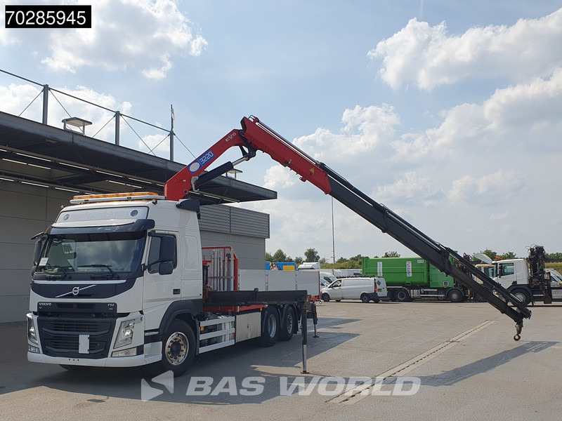 Volvo FM 500 6X2 HMF 3220-K7 Crane Kran Lift-Steering Axle Euro 6 - Бортова вантажівка/ Платформа, Вантажівка з маніпулятором: фото 5 Volvo FM 500 6X2 HMF 3220-K7 Crane Kran Lift-Steering Axle Euro 6 - Бортова вантажівка/ Платформа, Вантажівка з маніпулятором: фото 5