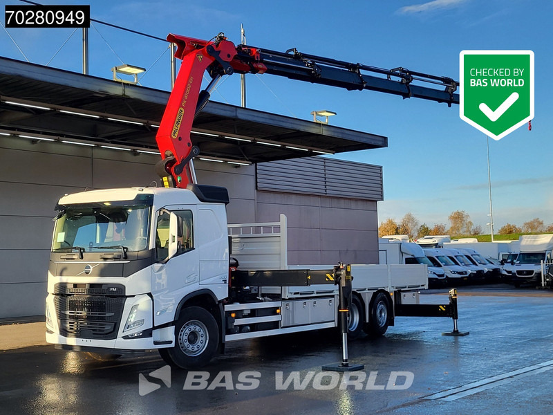 Volvo FM 500 6X2 NEW! Palfinger PK41002 EH-E Kran Crane Lift-steering Axle Euro 6 - Бортова вантажівка/ Платформа, Вантажівка з маніпулятором: фото 1 Volvo FM 500 6X2 NEW! Palfinger PK41002 EH-E Kran Crane Lift-steering Axle Euro 6 - Бортова вантажівка/ Платформа, Вантажівка з маніпулятором: фото 1