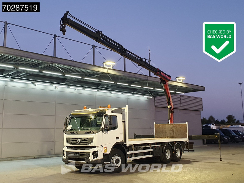 Volvo FMX 370 6X4 Palfinger PK18002 EH Crane Kran Automatic Euro 5 - Бортова вантажівка/ Платформа, Вантажівка з маніпулятором: фото 1 Volvo FMX 370 6X4 Palfinger PK18002 EH Crane Kran Automatic Euro 5 - Бортова вантажівка/ Платформа, Вантажівка з маніпулятором: фото 1