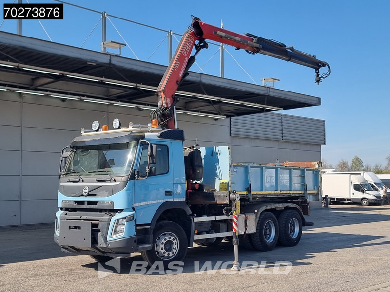 Volvo FMX 420 6X4 Fassi F155A.2.22 Crane 9m3 Big-Axle Automatic Euro 5 - Самоскид вантажівка, Вантажівка з маніпулятором: фото 1 Volvo FMX 420 6X4 Fassi F155A.2.22 Crane 9m3 Big-Axle Automatic Euro 5 - Самоскид вантажівка, Вантажівка з маніпулятором: фото 1