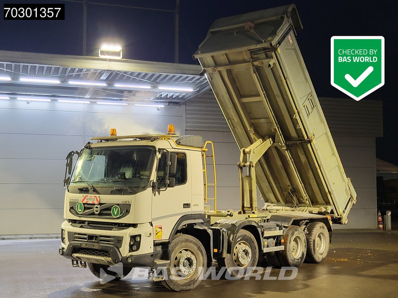 Volvo FMX 450 8X4 15m3 2-way tipper steel suspension Big-Axle Euro 6 - Самоскид вантажівка: фото 1 Volvo FMX 450 8X4 15m3 2-way tipper steel suspension Big-Axle Euro 6 - Самоскид вантажівка: фото 1