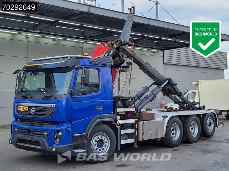 Volvo FMX 460 FMX 8X4 NL-Truck HMF 2420-K3 Kran Crane 26tons Hyva-lift VEB+ Euro 5 - Гаковий мультиліфт вантажівка, Вантажівка з маніпулятором: фото 1 Volvo FMX 460 FMX 8X4 NL-Truck HMF 2420-K3 Kran Crane 26tons Hyva-lift VEB+ Euro 5 - Гаковий мультиліфт вантажівка, Вантажівка з маніпулятором: фото 1