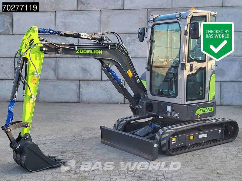 Zoomlion ZE26 GU A/C - CE CERTIFIED - Міні-екскаватор: фото 1 Zoomlion ZE26 GU A/C - CE CERTIFIED - Міні-екскаватор: фото 1