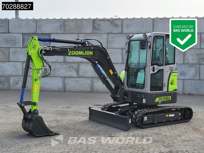 Zoomlion ZE35 GU A/C - CE CERTIFIED - Міні-екскаватор: фото 1 Zoomlion ZE35 GU A/C - CE CERTIFIED - Міні-екскаватор: фото 1