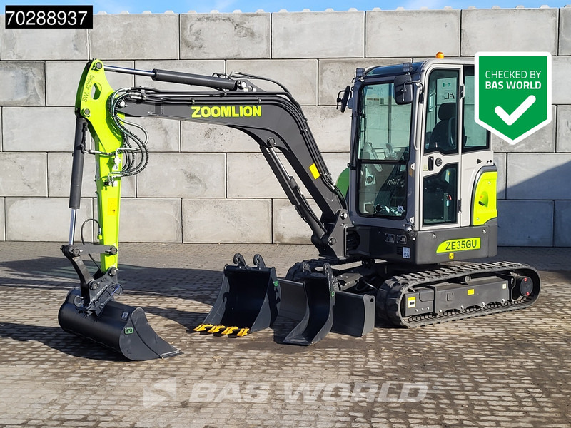Zoomlion ZE35 GU FACTORY WARRANTY - CW/3 BUCKETS- CE CERTIFIED - Міні-екскаватор: фото 1 Zoomlion ZE35 GU FACTORY WARRANTY - CW/3 BUCKETS- CE CERTIFIED - Міні-екскаватор: фото 1