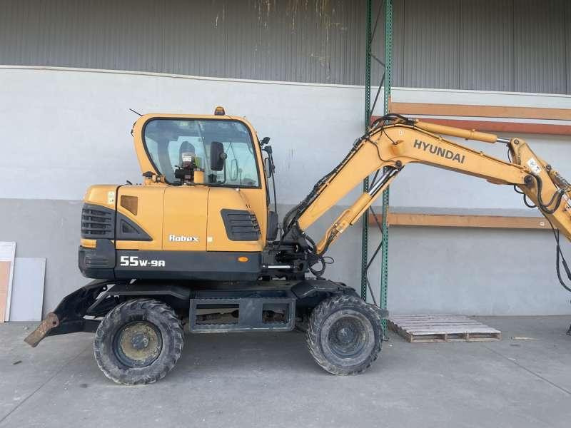 Hyundai R55W-9A - Колісний екскаватор: фото 1 Hyundai R55W-9A - Колісний екскаватор: фото 1