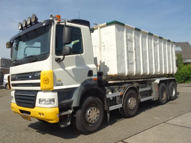 DAF CF 410 8X4 NCH CONTAINER SYSTEEM 32 TON 90 graden silo containers,25 CUB CONTAINER - Тросовий мультиліфт: фото 1 DAF CF 410 8X4 NCH CONTAINER SYSTEEM 32 TON 90 graden silo containers,25 CUB CONTAINER - Тросовий мультиліфт: фото 1