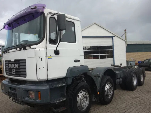 MAN 41-414 manuial pomp 8x4 - Вантажівка шасі: фото 1 MAN 41-414 manuial pomp 8x4 - Вантажівка шасі: фото 1