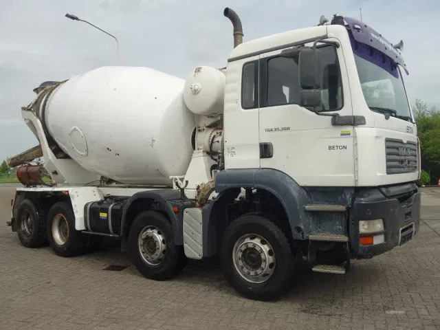 MAN TGA 35.360 8X4 MIXER STEEL SPRINGS BIG AXELS MANUAL POMP - Автобетонозмішувач: фото 1 MAN TGA 35.360 8X4 MIXER STEEL SPRINGS BIG AXELS MANUAL POMP - Автобетонозмішувач: фото 1