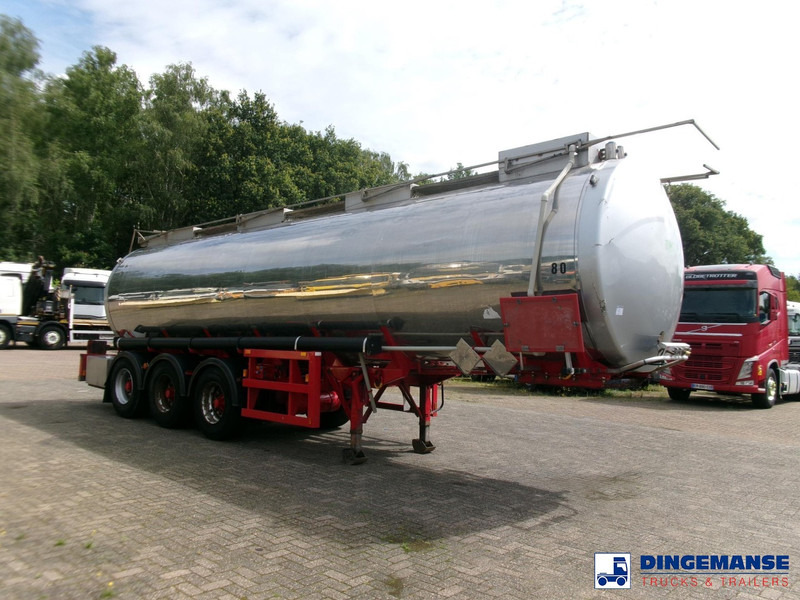 Crane Fruehauf Chemical ACID Rubber tank inox 30 m3 / 1 comp - Напівпричіп цистерна: фото 2 Crane Fruehauf Chemical ACID Rubber tank inox 30 m3 / 1 comp - Напівпричіп цистерна: фото 2