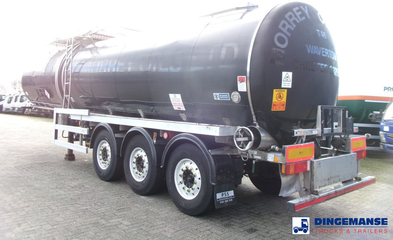 Crossland Bitumen tank inox 33 m3 / 1 comp + compressor + steam heating - Напівпричіп цистерна: фото 3 Crossland Bitumen tank inox 33 m3 / 1 comp + compressor + steam heating - Напівпричіп цистерна: фото 3