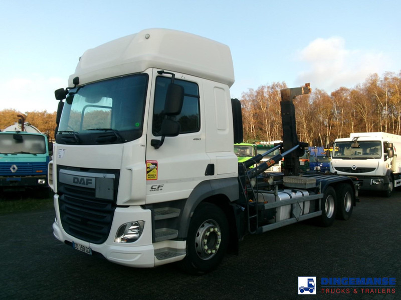 DAF CF 460 6x2 Euro 6 Hyva container hook 20 t - Гаковий мультиліфт вантажівка: фото 1 DAF CF 460 6x2 Euro 6 Hyva container hook 20 t - Гаковий мультиліфт вантажівка: фото 1