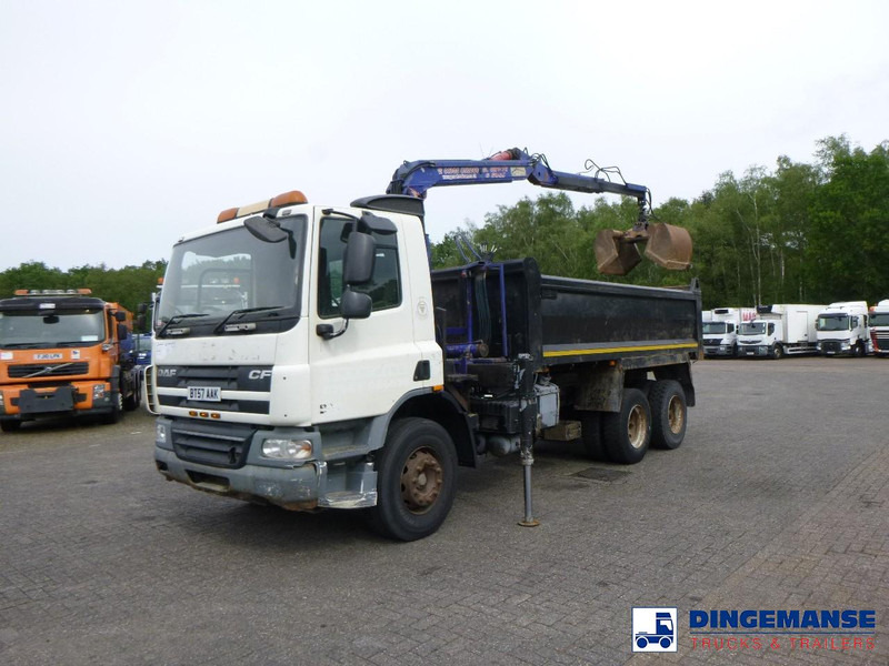 DAF CF 75.310 6x4 RHD tipper + HMF 1144 K-1 + grapple - Вантажівка з маніпулятором: фото 5 DAF CF 75.310 6x4 RHD tipper + HMF 1144 K-1 + grapple - Вантажівка з маніпулятором: фото 5