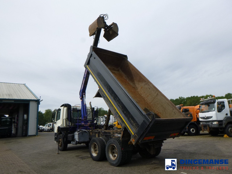 DAF CF 75.310 6x4 RHD tipper + HMF 1144 K-1 + grapple - Вантажівка з маніпулятором: фото 3 DAF CF 75.310 6x4 RHD tipper + HMF 1144 K-1 + grapple - Вантажівка з маніпулятором: фото 3