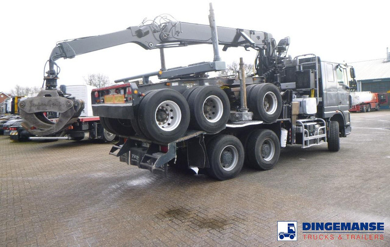 DAF XF 105.510 6x4 + Loglift F281S83 crane / timber truck + dolly - Лісовоз, Вантажівка з маніпулятором: фото 4 DAF XF 105.510 6x4 + Loglift F281S83 crane / timber truck + dolly - Лісовоз, Вантажівка з маніпулятором: фото 4