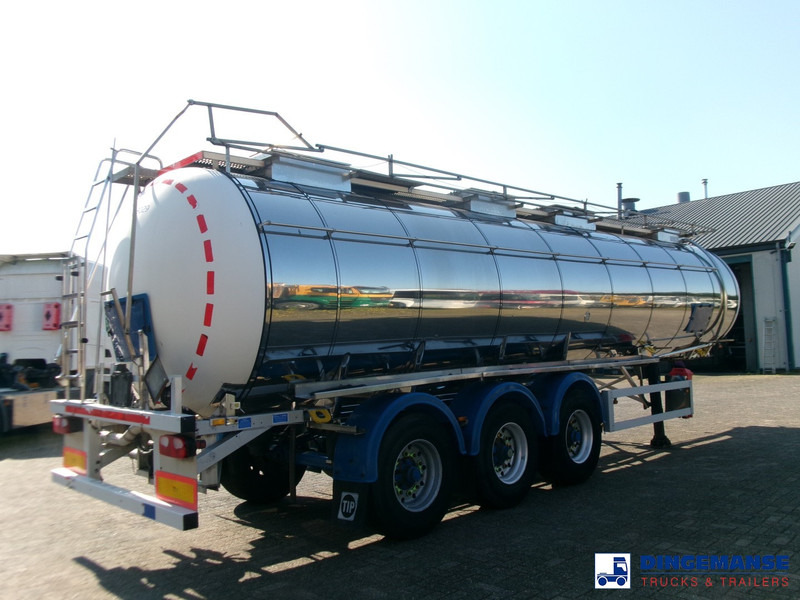 Feldbinder Chemical tank (non-ADR) inox 30 m3 / 1 comp + pump - Напівпричіп цистерна: фото 3 Feldbinder Chemical tank (non-ADR) inox 30 m3 / 1 comp + pump - Напівпричіп цистерна: фото 3
