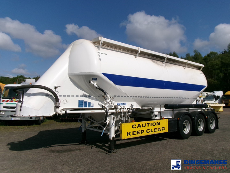 Feldbinder Powder tank alu 36 m3 / 1 comp - Напівпричіп цистерна: фото 1 Feldbinder Powder tank alu 36 m3 / 1 comp - Напівпричіп цистерна: фото 1