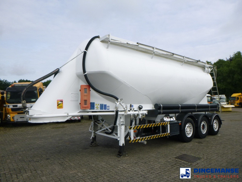 Feldbinder Powder tank alu 37 m3 / 1 comp - Напівпричіп цистерна: фото 1 Feldbinder Powder tank alu 37 m3 / 1 comp - Напівпричіп цистерна: фото 1