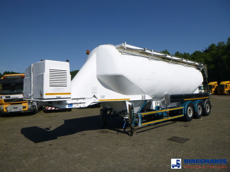 Feldbinder Powder tank alu 40 m3 / 1 comp - Напівпричіп цистерна: фото 1 Feldbinder Powder tank alu 40 m3 / 1 comp - Напівпричіп цистерна: фото 1
