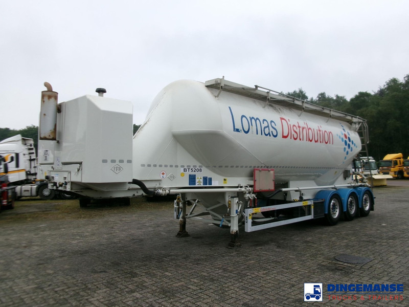 Feldbinder Powder tank alu 40 m3 / 1 comp + compressor - Напівпричіп цистерна: фото 1 Feldbinder Powder tank alu 40 m3 / 1 comp + compressor - Напівпричіп цистерна: фото 1
