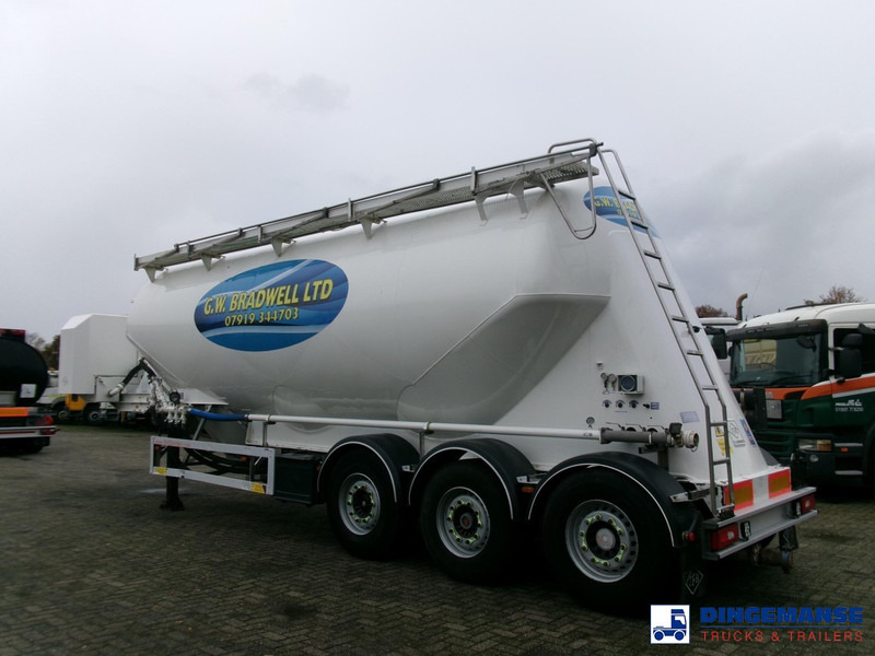 Feldbinder Powder tank alu 40 m3 / 1 comp + compressor - Напівпричіп цистерна: фото 3 Feldbinder Powder tank alu 40 m3 / 1 comp + compressor - Напівпричіп цистерна: фото 3