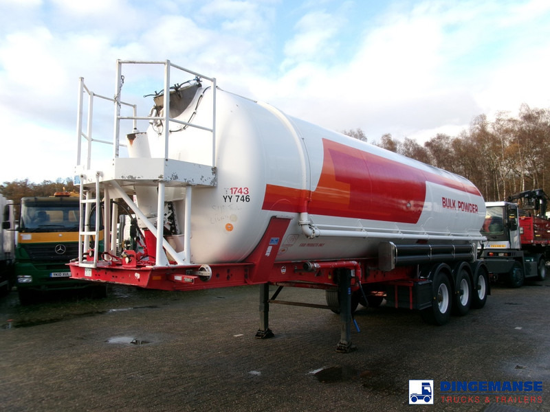 Feldbinder Powder tank alu 41 m3 (tipping) - Напівпричіп цистерна: фото 1 Feldbinder Powder tank alu 41 m3 (tipping) - Напівпричіп цистерна: фото 1