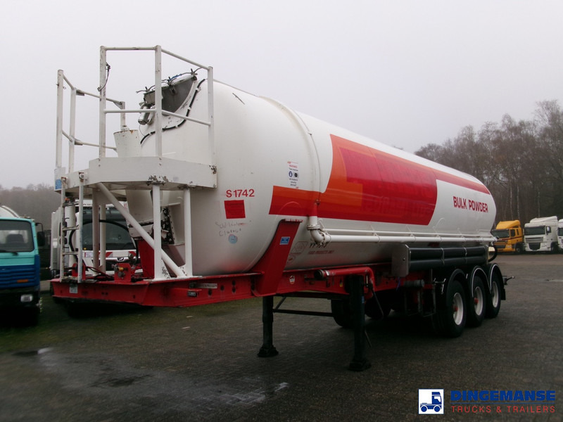 Feldbinder Powder tank alu 41 m3 (tipping) - Напівпричіп цистерна: фото 1 Feldbinder Powder tank alu 41 m3 (tipping) - Напівпричіп цистерна: фото 1