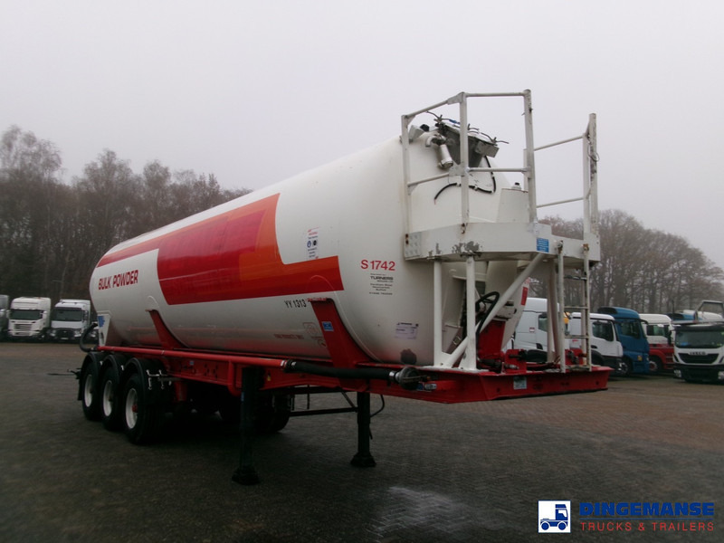 Feldbinder Powder tank alu 41 m3 (tipping) - Напівпричіп цистерна: фото 2 Feldbinder Powder tank alu 41 m3 (tipping) - Напівпричіп цистерна: фото 2