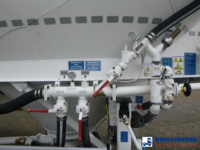 Напівпричіп цистерна Feldbinder Powder tank alu alu 49 m3 / 1 comp: фото 8