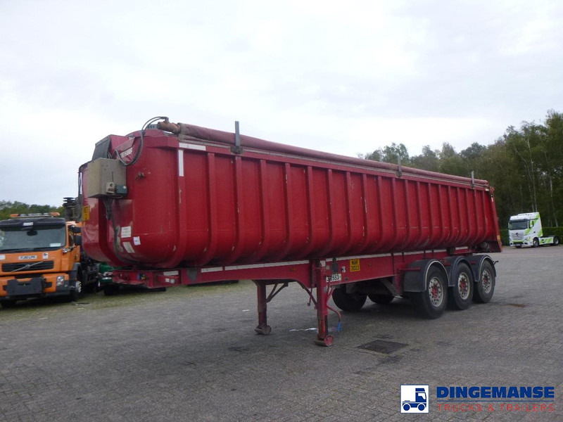 Fruehauf Tipper trailer alu 34.6 m3 + tarpaulin - Самоскид напівпричіп: фото 1 Fruehauf Tipper trailer alu 34.6 m3 + tarpaulin - Самоскид напівпричіп: фото 1
